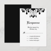 Tot de dood ons deel RSVP Kaartje (Voorkant / Achterkant)