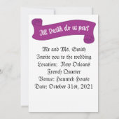 Tot de dood ons deel save the date (Achterkant)