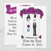 Tot de dood ons deel save the date (Voorkant / Achterkant)