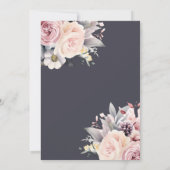 Tot de dood ons deel schedel bruidstaart kaart (Achterkant)