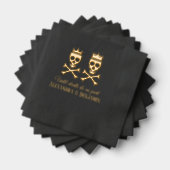 Tot de dood ons deel schedel XBones gekroond paar Folie Servetten (Insitu (Gestapeld))