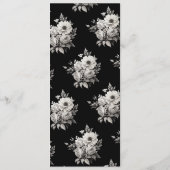 Tot de dood ons deel, skelet bruid bruidegom Menu (Achterkant)