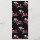 Tot de dood ons deel, skelet hart Menu (Achterkant)