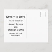 Tot de dood ons Deel Skeleton Red bewaart de datum Briefkaart (Achterkant)