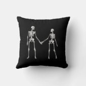 Tot de dood ons Deel Skeleton Sierkussen (Achterkant)