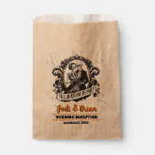 Tot de dood ons deel van Halloween Weddenschap Wel Bedankzakje (Voorkant)