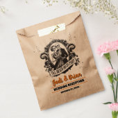 Tot de dood ons deel van Halloween Weddenschap Wel Bedankzakje (Gezegeld)