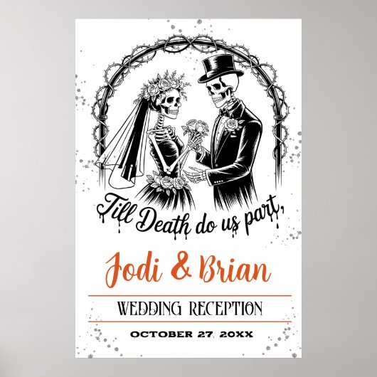 Tot de dood ons deel van Halloween Weddenschap Wel Poster (Voorkant)