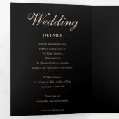 Tot de dood ons deelhuwelijk drieluik uitnodiging (Binnenzijde eerst)