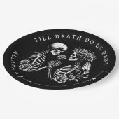 Tot de dood ons deelhuwelijk papieren bordje (Gekanteld)