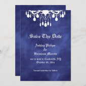 Tot de dood ons deelneemt in Paarse smog. Save The Date (Voorkant / Achterkant)