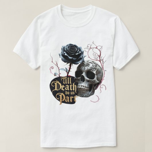 Tot de dood ons deelneemt t-shirt (Design voorkant)