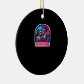 Tot de dood ons een klassieker maakt keramisch ornament (Rechts)