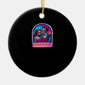 Tot de dood ons een klassieker maakt keramisch ornament (Voorkant)