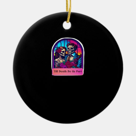 Tot de dood ons een klassieker maakt keramisch ornament (Voorkant)