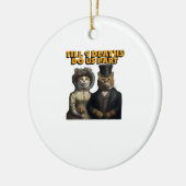 Tot de dood ons een klassieker maakt keramisch ornament (Links)