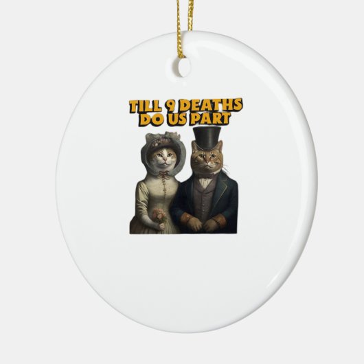 Tot de dood ons een klassieker maakt keramisch ornament (Links)