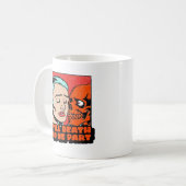 Tot de dood ons een klassieker maakt koffiemok (Voorkant links)