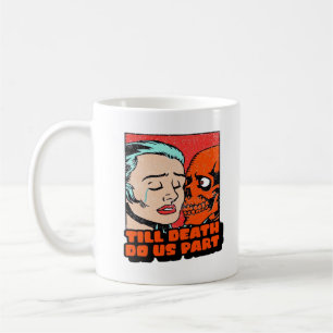 Tot de dood ons een klassieker maakt koffiemok