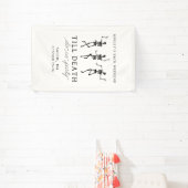 Tot de dood ons feest Bachelorette-weekend Spandoek (Insitu)