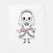 Tot de dood ons feest Halloween Fleece Deken (Voorkant)