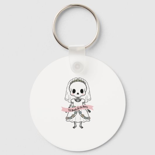 Tot de dood ons feest Halloween Sleutelhanger (Voorkant)