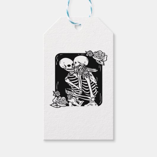 Tot de dood ons grappig design cadeaulabel (Voorkant)