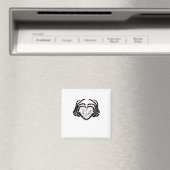 Tot de dood ons grappig ontwerp scheidt – Spookach Magneet (Insitu (Vaatwasser))