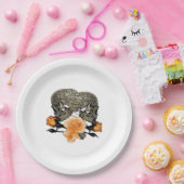 Tot de dood ons grappig ontwerp voor Halloween sch Papieren Bordje (Feest)