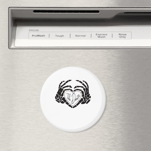 Tot de dood ons grappige ontwerp scheidt – Spookac Magneet (Insitu (Vaatwasser))