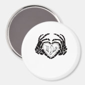 Tot de dood ons grappige ontwerp scheidt – Spookac Magneet (Voorkant / Achterkant)