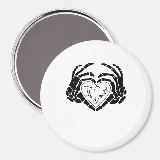 Tot de dood ons grappige ontwerp scheidt – Spookac Magneet (Voorkant / Achterkant)