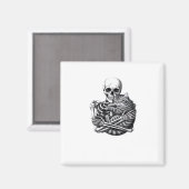 Tot de dood ons Klassiek & Citaat Magneet (Voorkant / Achterkant)