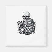 Tot de dood ons Klassiek & Citaat Magneet (Voorkant)