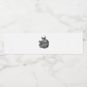 Tot de dood ons Klassiek & Citaat Waterfles Etiket (Enkel label)