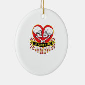 Tot de dood ons onderscheidt van essentieel belang keramisch ornament (Rechts)