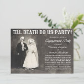 Tot de dood ons partijengesprek uitnodigt kaart (Staand voorkant)