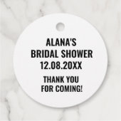 Tot de dood ons partijenVrijgezellenfeest Bedankjes Labels (Achterkant)