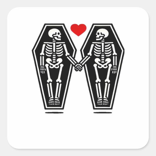 Tot de dood ons samen – Kent geen klassieker Vierkante Sticker (Voorkant)