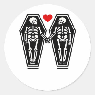 Tot de dood ons samenbrengt – Kent geen klassieker Ronde Sticker