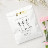 Tot de Dood Ons Scheiding Viert Bachelorette Weeke Bedankzakje (Gezegeld)