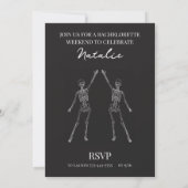 Tot de Dood Ons Scheidt Bachelorette Kaart (Achterkant)