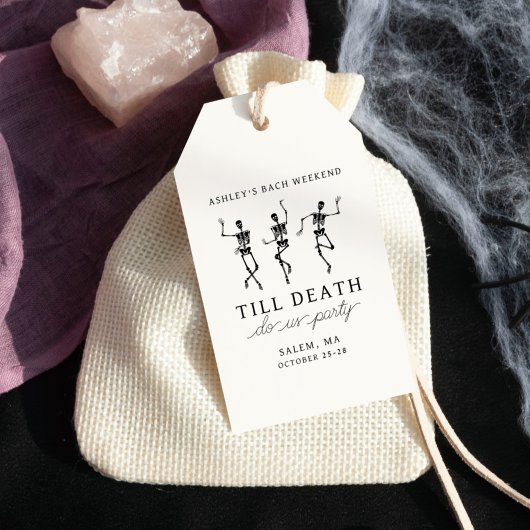Tot de Dood Ons Scheidt Bachelorette Weekend Cadeaulabel
