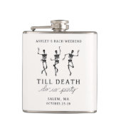 Tot de Dood Ons Scheidt Bachelorette Weekend Heupfles (Voorkant)