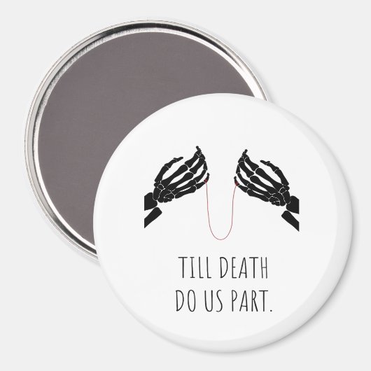 Tot de dood ons scheidt Boxy Magneet (Voorkant / Achterkant)