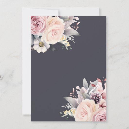 Tot de dood ons scheidt bruid en bruidegom kaart (Achterkant)