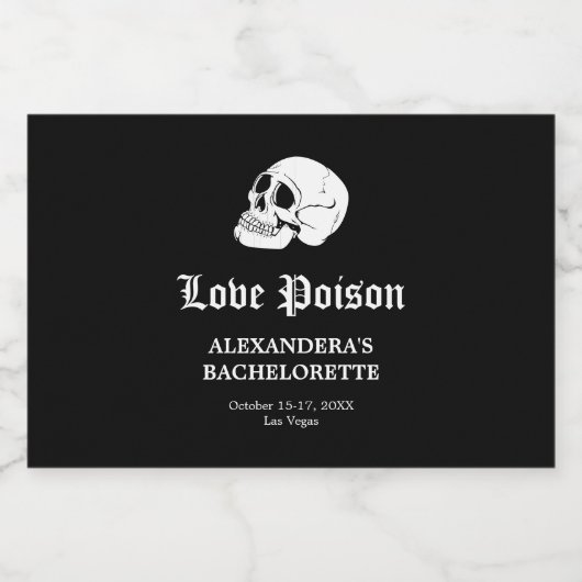 Tot de Dood Ons Scheidt Bruidsfeest Champagne Sparkling Wijnetiket (Enkel label)