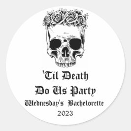 'Tot de Dood Ons Scheidt' Bruidsfeest Stickers
