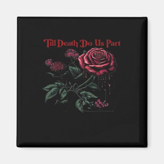 Tot de dood ons scheidt Classic – Love Design Magneet (Voorkant)