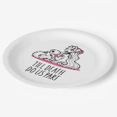 Tot de dood ons scheidt Classic – Luiaard en ziels Papieren Bordje (Gekanteld)